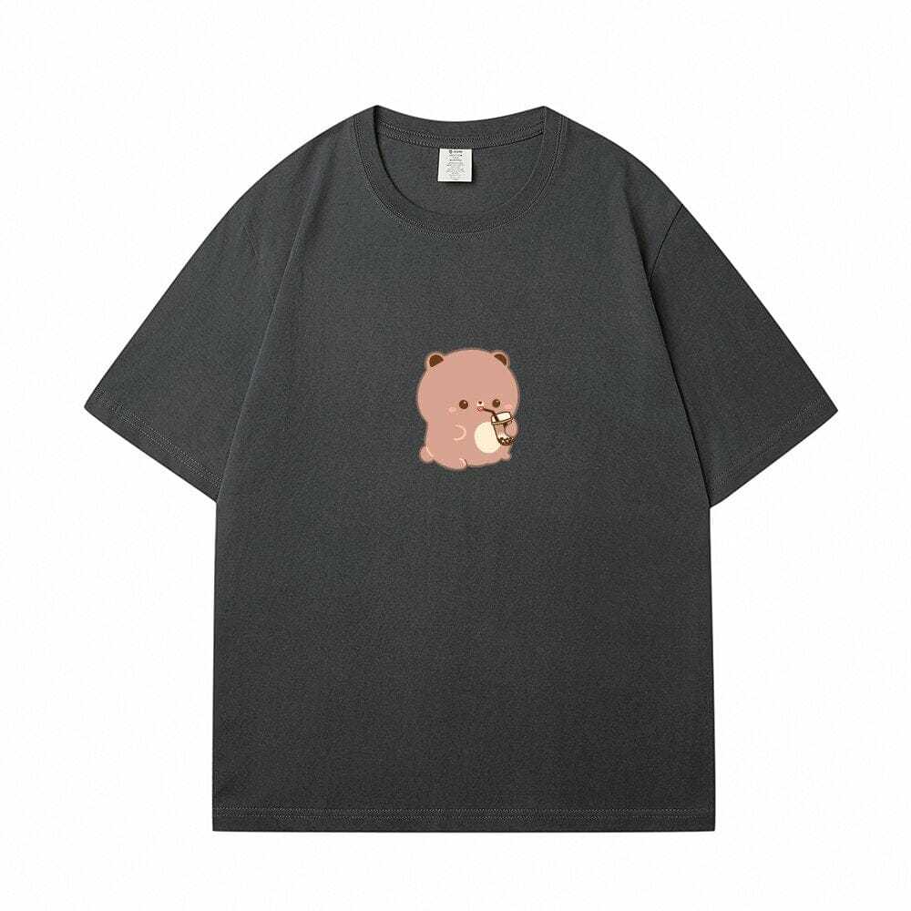 Boba Lovin Boberu Loose Cotton T-shirt - The Number 1 Things