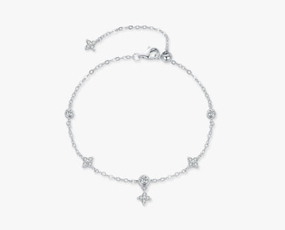 S925 Silver Four Leaf Clover Bracelet - The Number 1 Things