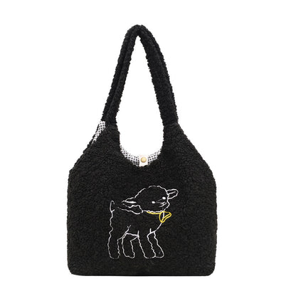 Lamb Bags Winter Shoulder Bag For Women Shopping Hnadbags - The Number 1 Things