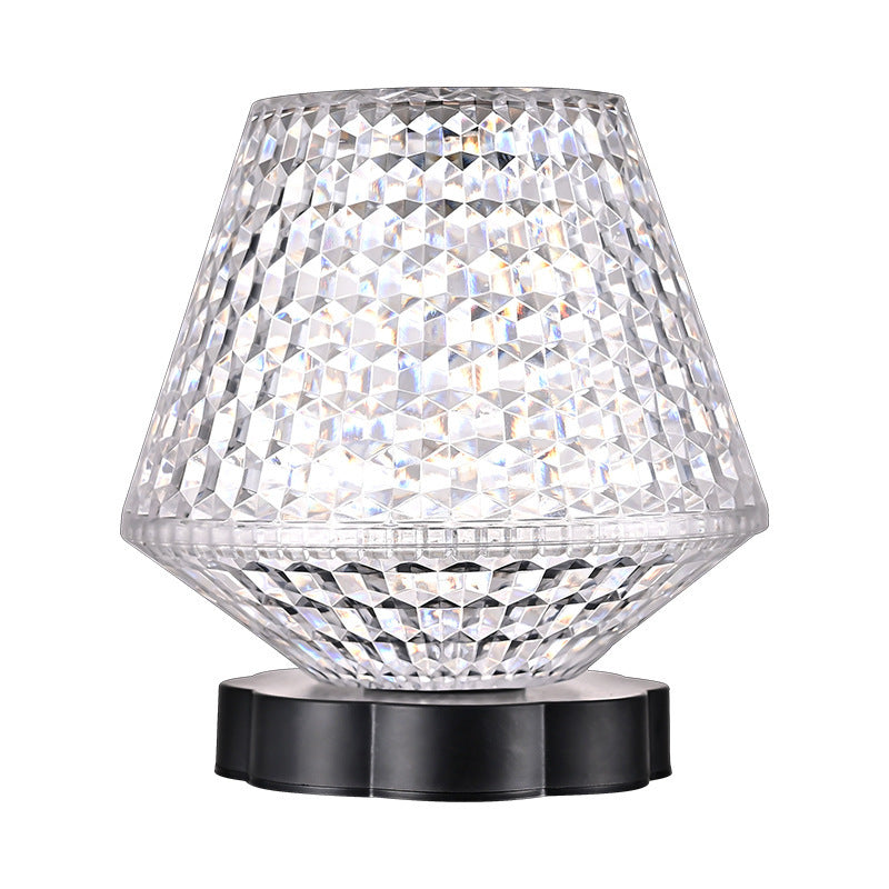 Diamond Crystal Lamp Table Light USB Touch Sensor Bar Table Lamp Dimming Beside Lamp LED Night Light For Restaurant Wedding - The Number 1 Things