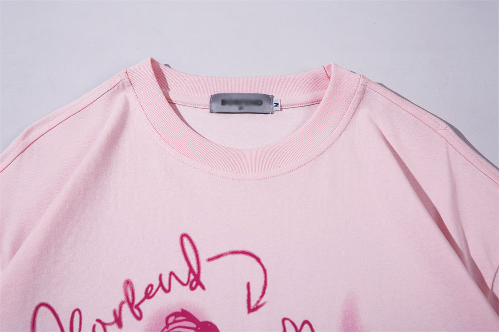 Cartoon Cotton T-shirt For Men And Women