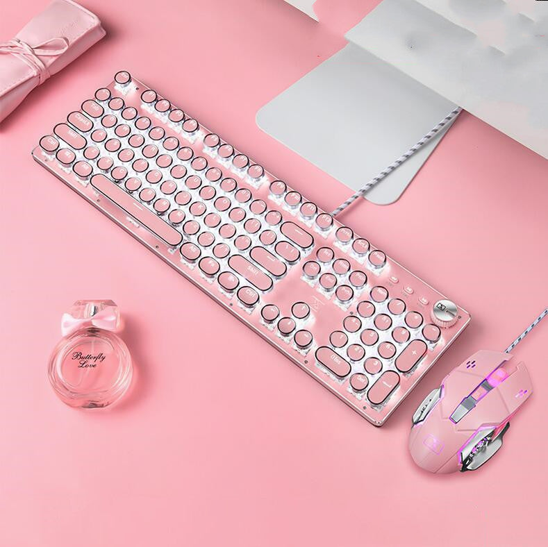 Cute Green Axis Round Key Gaming Keyboard - The Number 1 Things
