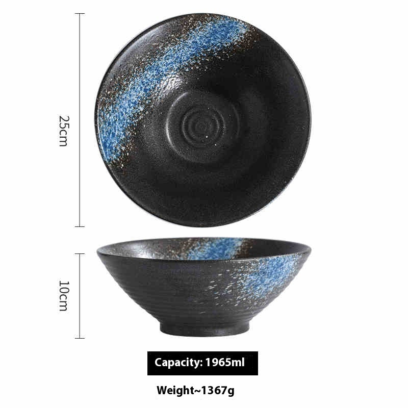 Large Ceramic Tableware Suit Bamboo Hat Large Bowl - The Number 1 Things