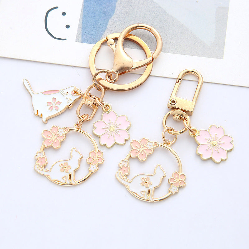 Cute Rabbit Cat Alloy Keychain Pendant - The Number 1 Things