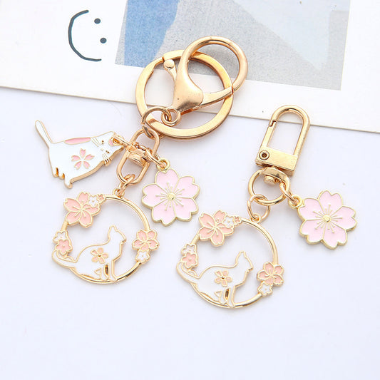 Cute Rabbit Cat Alloy Keychain Pendant - The Number 1 Things