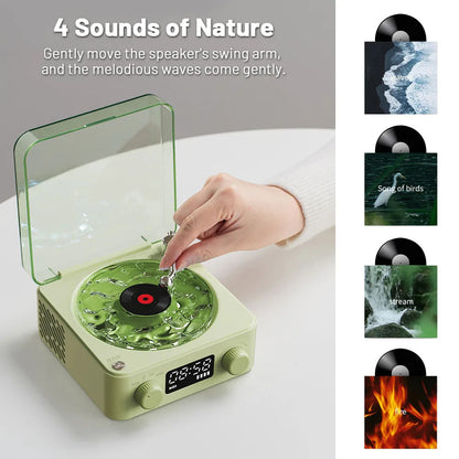 Retro Turntable Speaker Vinyl Record Player With Projection Lamp Effect - The Number 1 Things