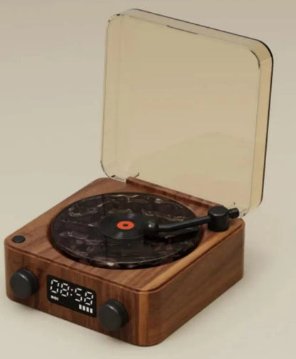 Retro Turntable Speaker Vinyl Record Player With Projection Lamp Effect - The Number 1 Things