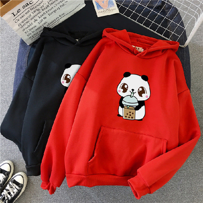 Lazy Style Loose Korean Style Hooded Top - The Number 1 Things