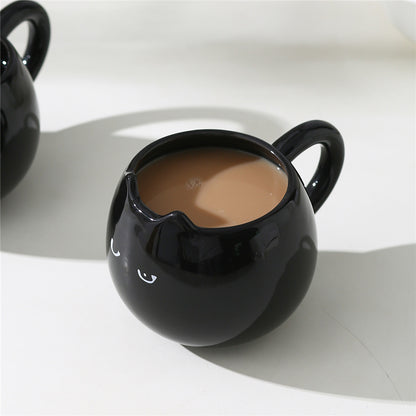 Small Black Cat Cute Shape Office Cup Creative Cup - The Number 1 Things