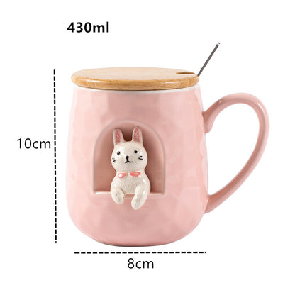 Personality Trend Couple Bunny Pair of Water Cups - The Number 1 Things