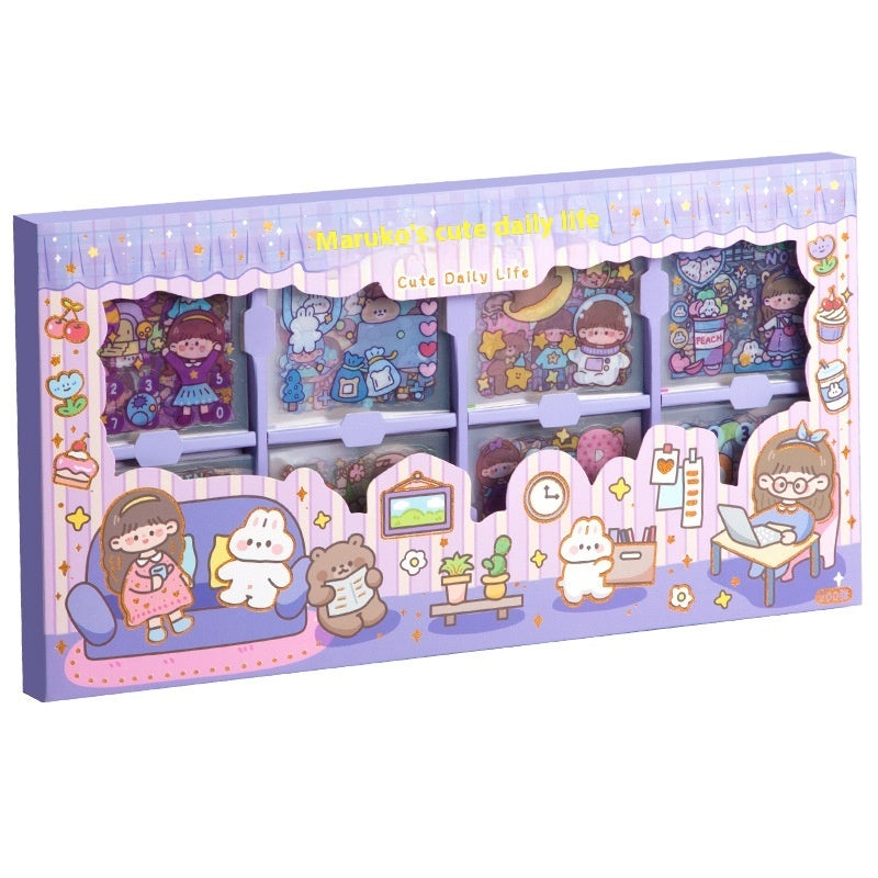 200 SET Stickers Cartoon Design Cute Stickers Kawaii Sticker Set