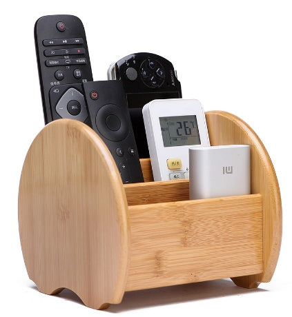 Desktop Organizer Desk Storage Box Remotes Holder