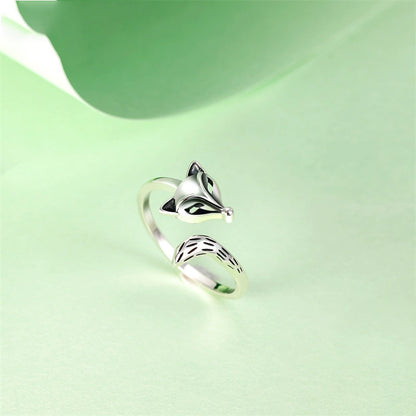 S925 Silver Unisex Fox Ring - The Number 1 Things