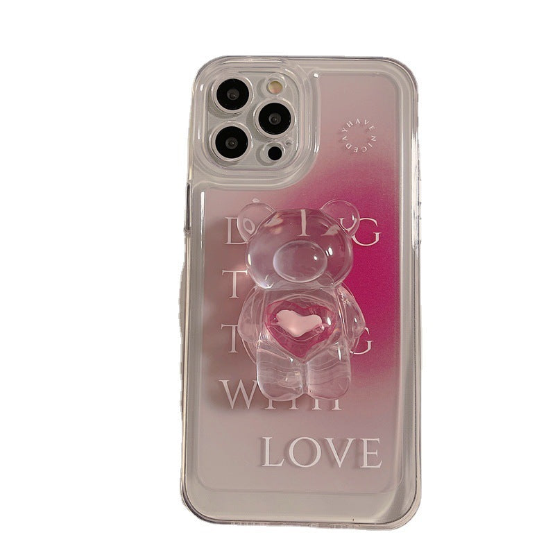 Gradient Bear Phone Case Holder