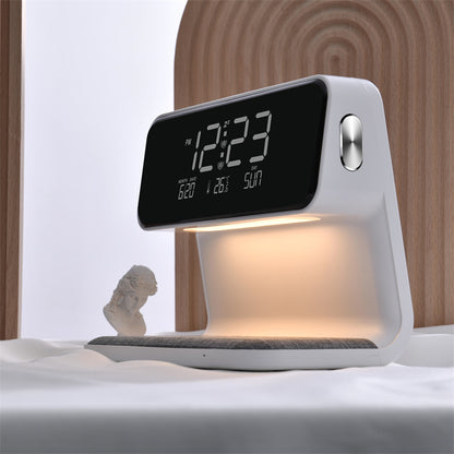 3 In 1 Bedside Lamp Wireless Charging LCD Screen Alarm Clock Wireless Phone Charger - The Number 1 Things