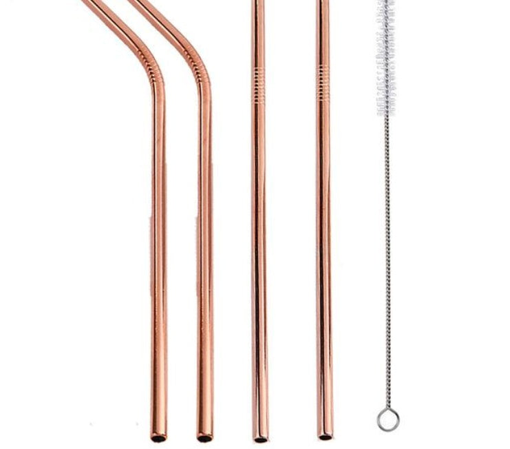 Colourful Reusable Stainless Steel Straws - The Number 1 Things