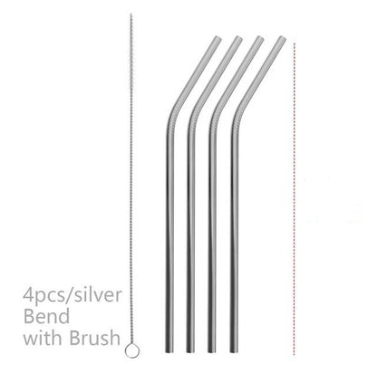 Colourful Reusable Stainless Steel Straws - The Number 1 Things