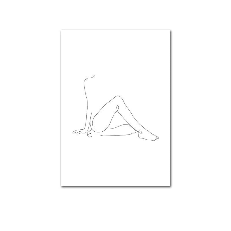 Abstract Botanical Canvas Drawing Style Home Decor - The Number 1 Things