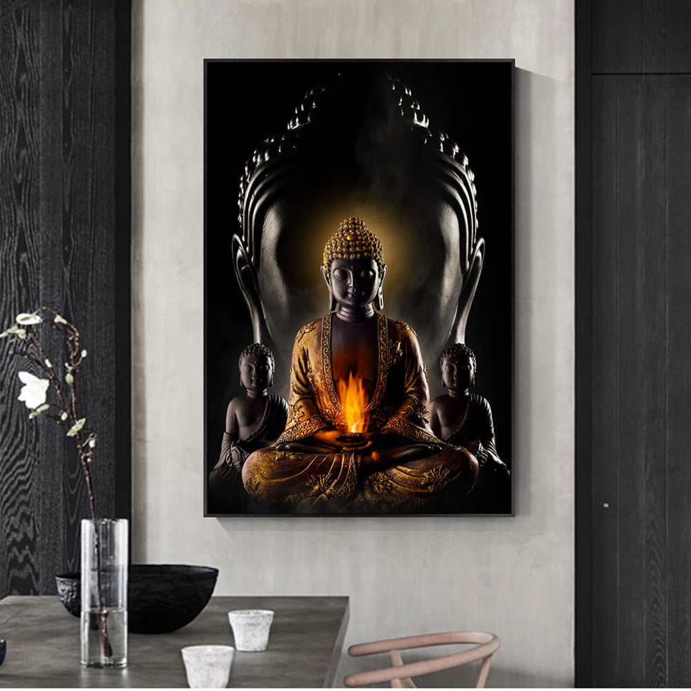 God Buddha Wall Art Canvas Modern Buddha Canvas Art Paintings On The Wall Canvas Pictures Buddhism Posters Wall Decor - The Number 1 Things