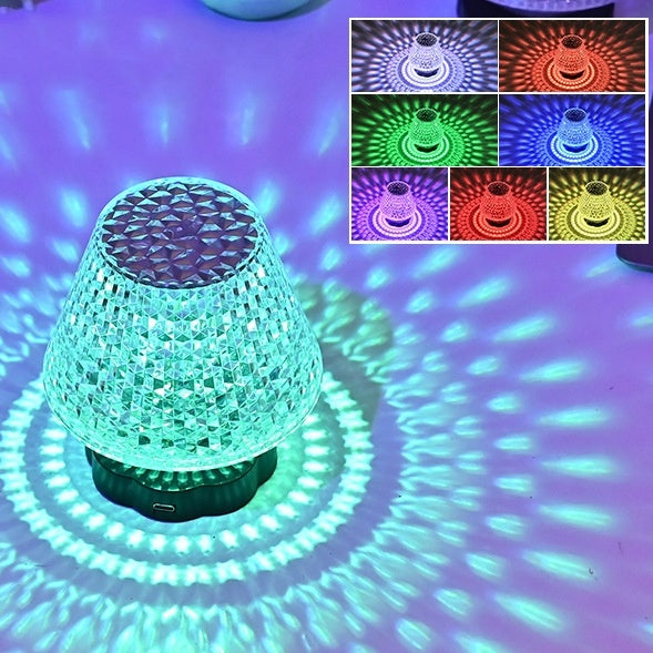 Diamond Crystal Lamp Table Light USB Touch Sensor Bar Table Lamp Dimming Beside Lamp LED Night Light For Restaurant Wedding - The Number 1 Things