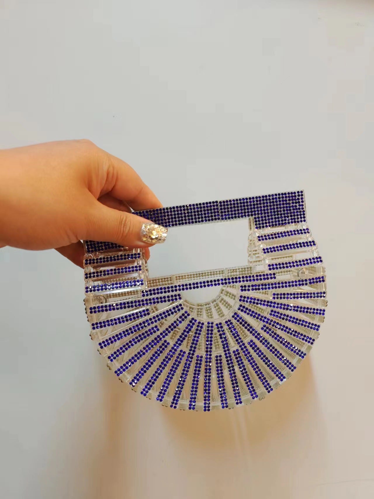 Rhinestone Rhinestone Acrylic Chain Vegetable Basket Crossbody Bag - The Number 1 Things