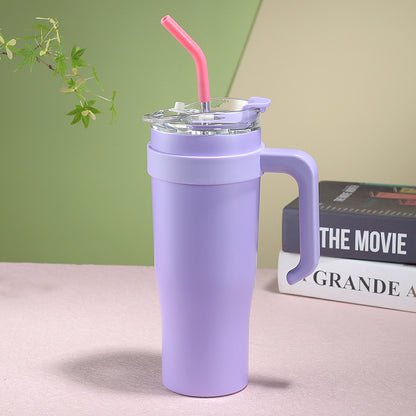 Portable Cup Double Layer With Straw - The Number 1 Things