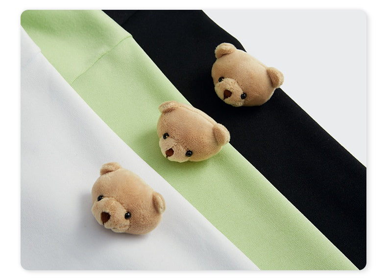 Three-dimensional bear loose sweater men