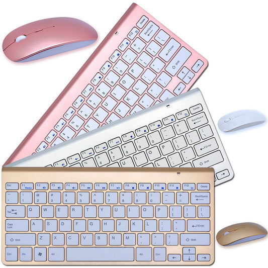 Wireless Keyboard And Mouse Portable Mini Keyboard Mouse Combo