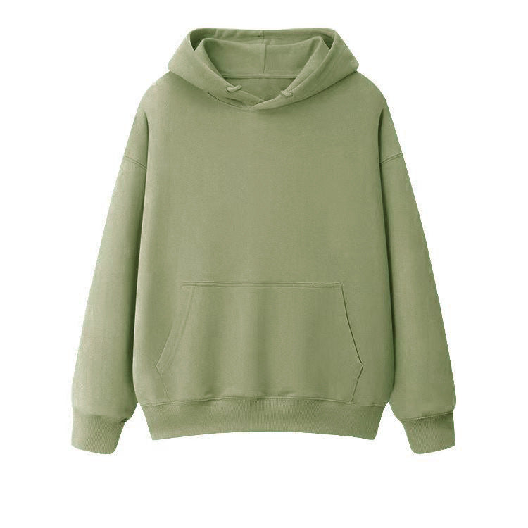 Combed Cotton Terry Hooded Sweater Solid Color Casual Men And Women Couple Style - The Number 1 Things