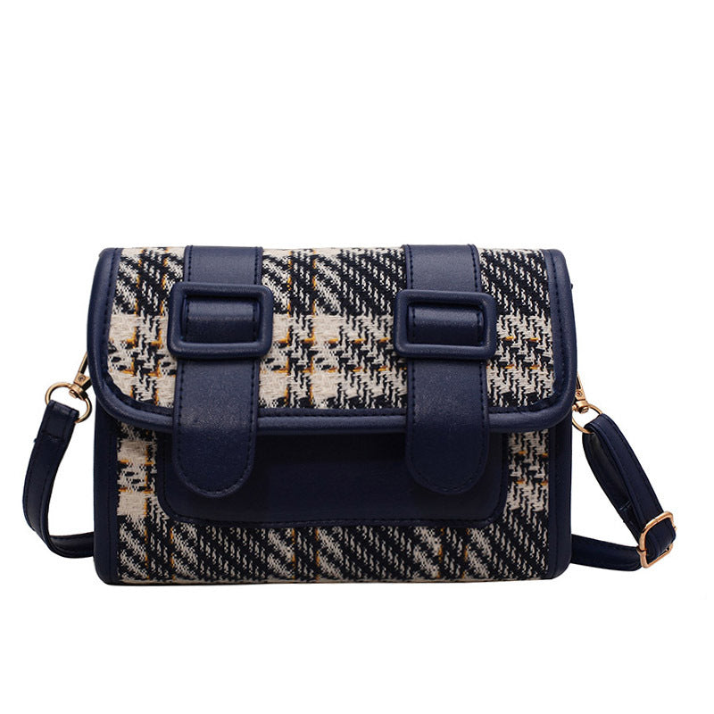 Women's Fashion Plaid Messenger Bag Casual One Shoulder - The Number 1 Things