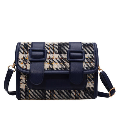 Women's Fashion Plaid Messenger Bag Casual One Shoulder - The Number 1 Things