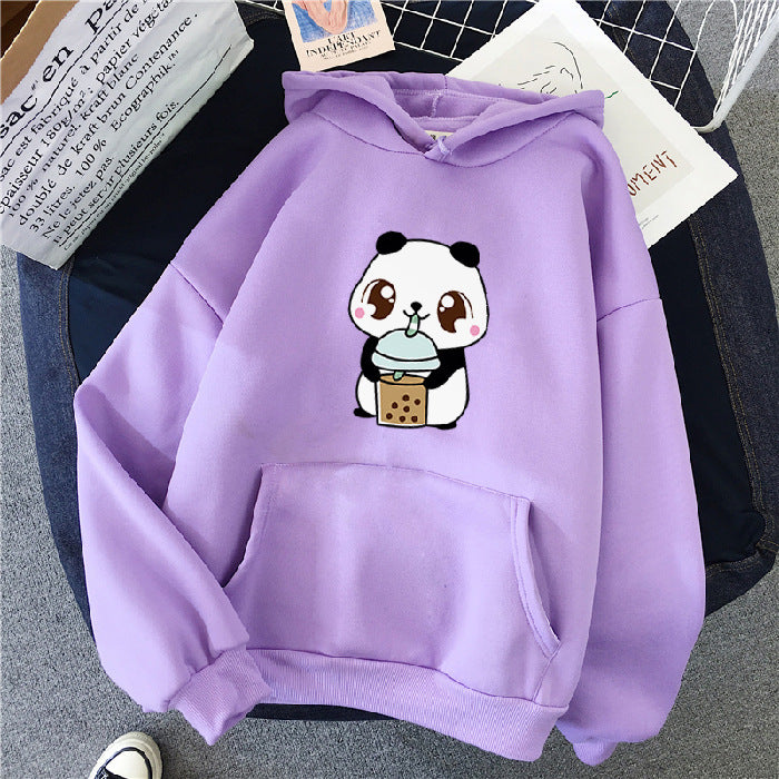 Lazy Style Loose Korean Style Hooded Top - The Number 1 Things