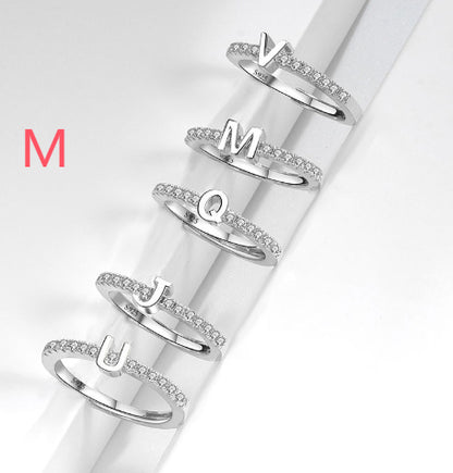 S925 Sterling Silver New Style Micro-inlaid Letters Ring - The Number 1 Things