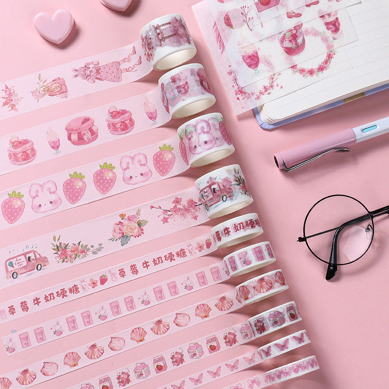 Japanese Paper Gift Box Set Student Sticker Tape Combination Cute Girl Heart Exquisite Stationery Set - The Number 1 Things