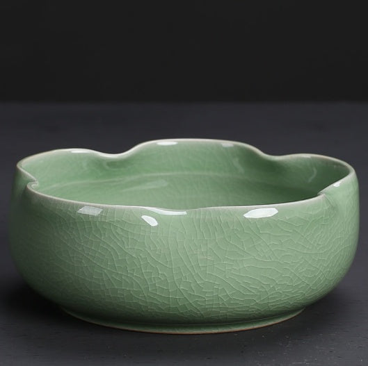 Celadon Ge Kiln Tea Washing Ceramic Ru Kiln Dish - The Number 1 Things