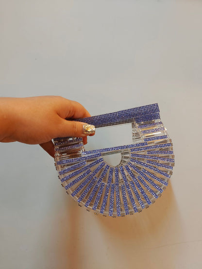 Rhinestone Rhinestone Acrylic Chain Vegetable Basket Crossbody Bag - The Number 1 Things