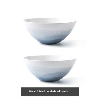 Solid Color Personalized Home Creative Ceramic Noddle Bowl - The Number 1 Things