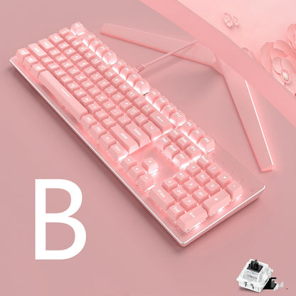 Wireless Mechanical Keyboard Mouse Set Game Office Retro - The Number 1 Things