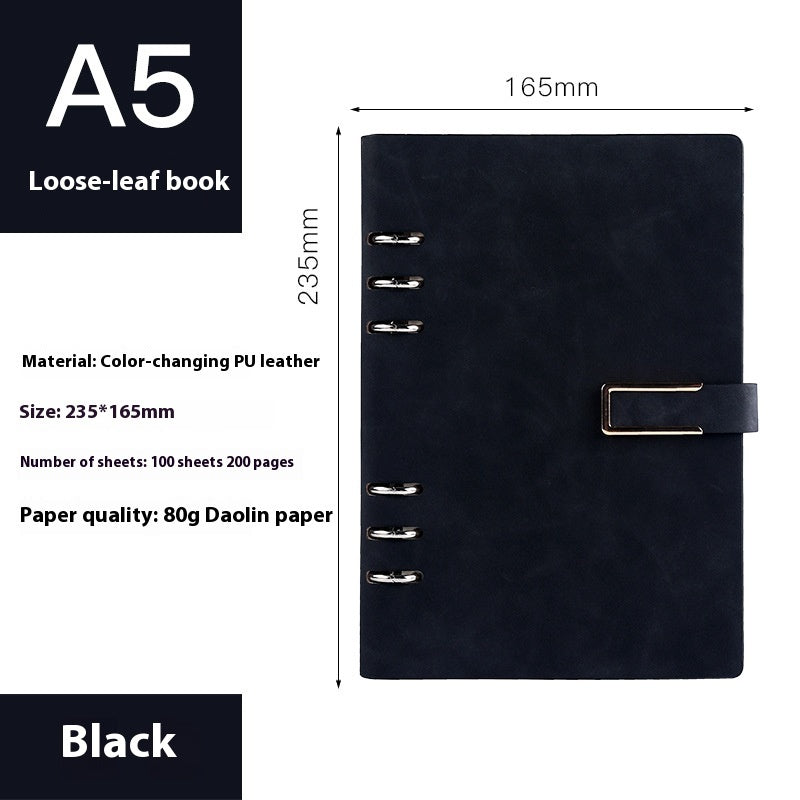 A5 Notebook Loose-leaf Removable Notepad Business Office Meeting - The Number 1 Things