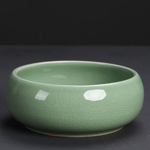 Celadon Ge Kiln Tea Washing Ceramic Ru Kiln Dish - The Number 1 Things