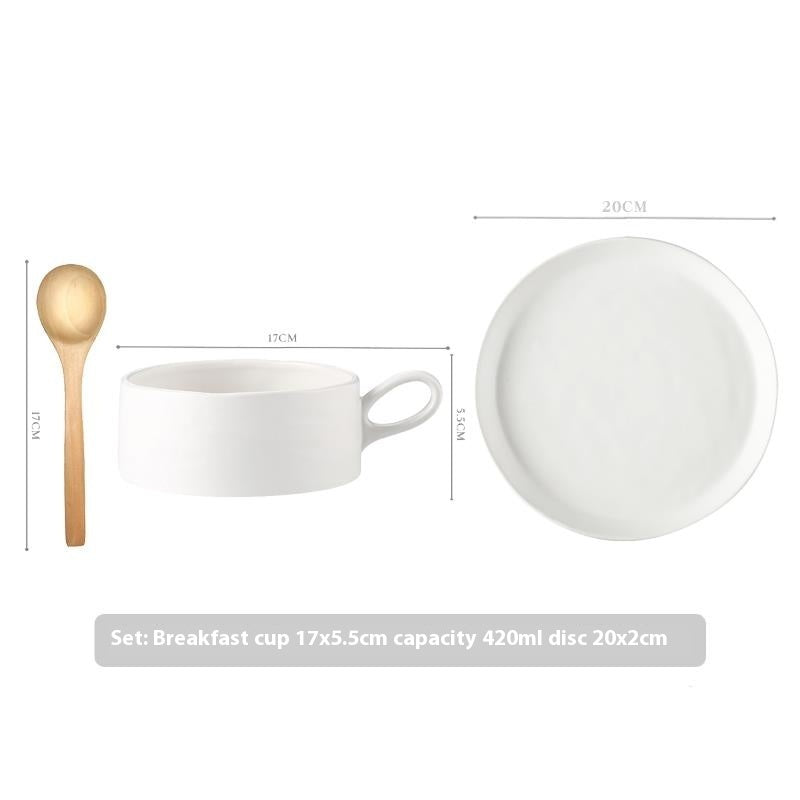Morandi Ceramic Tableware Combination Breakfast Cup