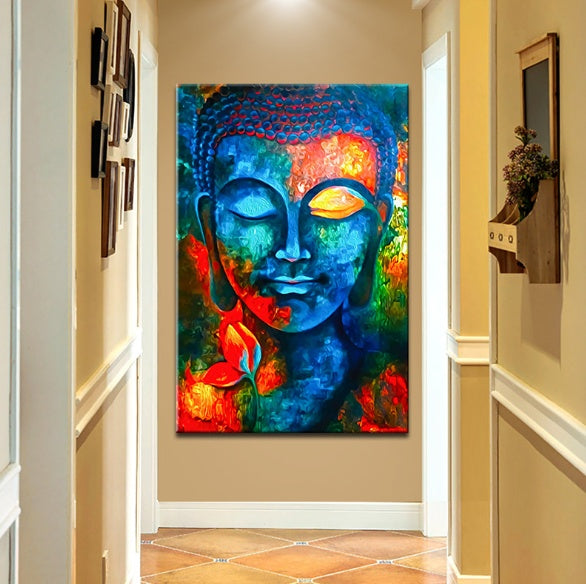 God Buddha Wall Art Canvas Modern Buddha Canvas Art Paintings On The Wall Canvas Pictures Buddhism Posters Wall Decor - The Number 1 Things