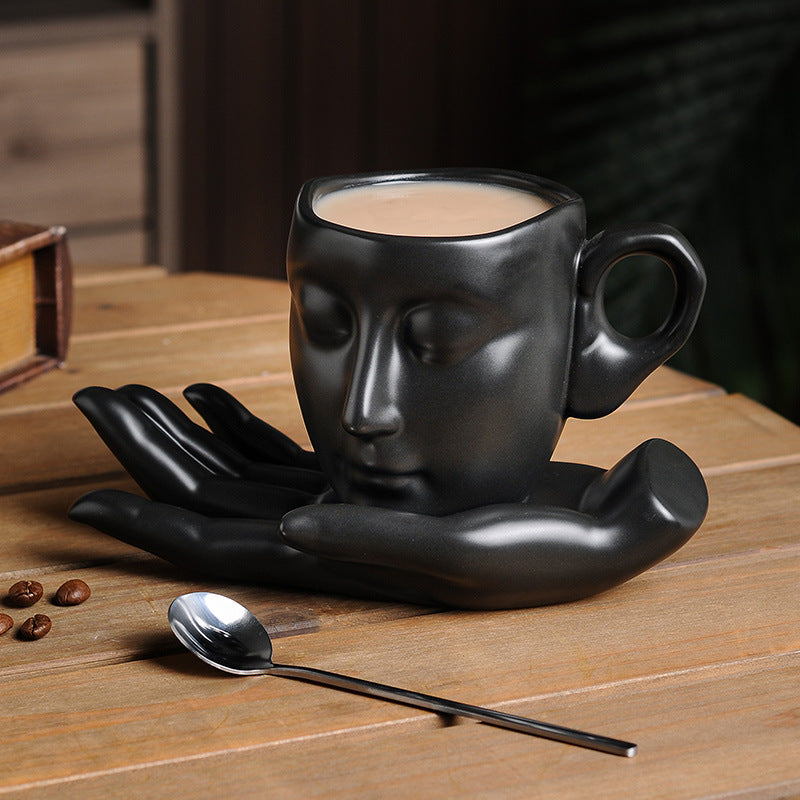 High Temperature Ceramic Creative Abstract Art Hand Fragrance Coffee Cup - The Number 1 Things