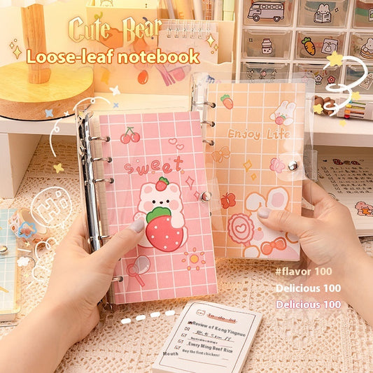 Cartoon Loose Spiral Notebook Cute Accounting Girl Heart Journal Book - The Number 1 Things