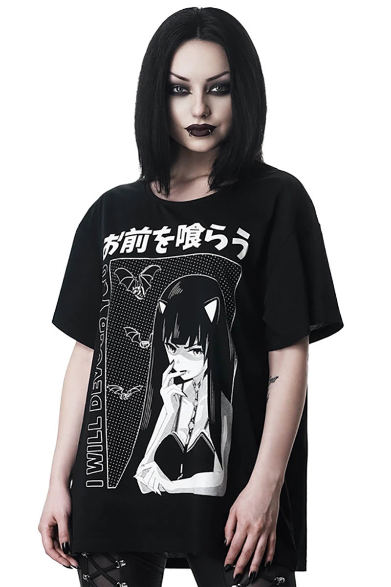 Women's plus size t-shirt printing women