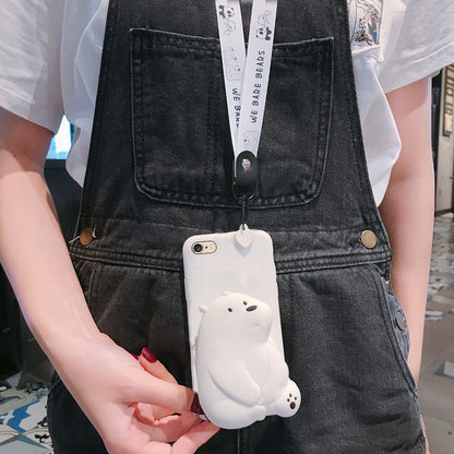 Compatible with Apple, Cute Cartoon Panda For IPhone11Promax Mobile Phone Case