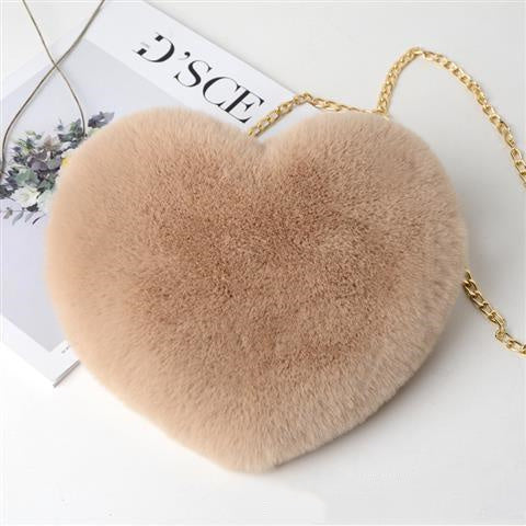 Love Bags For Women Plush Chain Shoulder Bags Valentine's Day Party Bag - The Number 1 Things