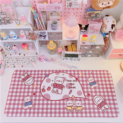 Cartoon Cuddly Bunny Desk Mat Student Mouse Mat - The Number 1 Things
