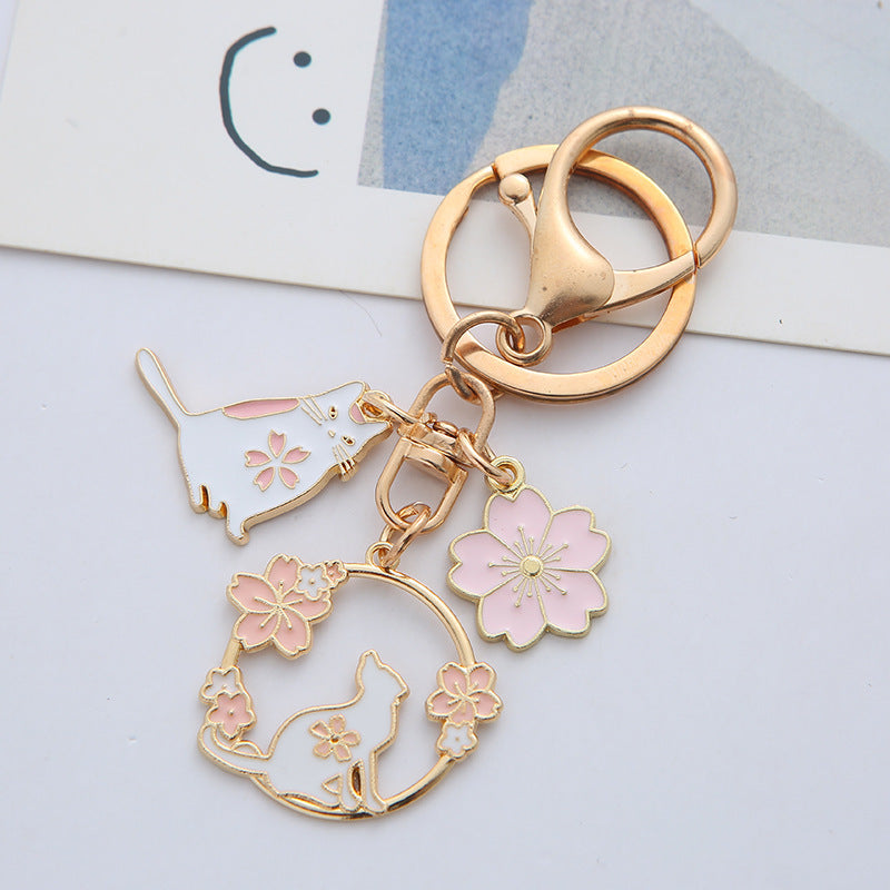 Cute Rabbit Cat Alloy Keychain Pendant - The Number 1 Things