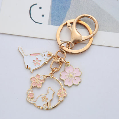Cute Rabbit Cat Alloy Keychain Pendant - The Number 1 Things